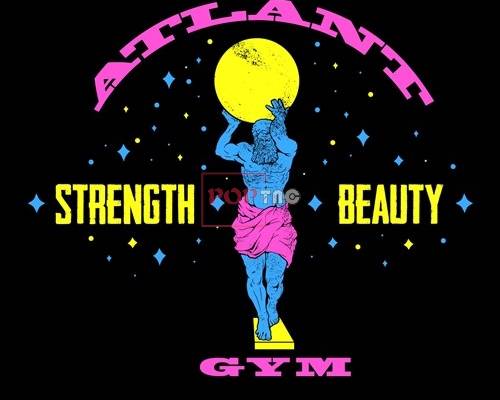 人物图案字母星星印花矢量图服装裁片T恤烫图印花花型素材