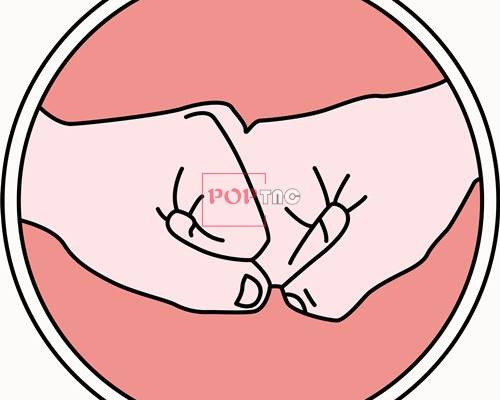 卡通拳头潮牌印花矢量图服装裁片T恤烫图印花花型素材