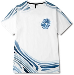 字母数字印花矢量图全身印短袖班服印花素材