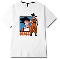 卡通字母图案七龙珠悟空神龙印花矢量图服装裁片T恤全身印班服印花素材