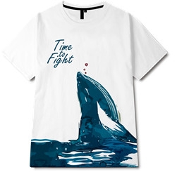 色彩涂鸦海浪鲸鱼星系字母印花图服装裁片T恤全身印印花素材