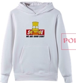 卡通动漫潮牌辛普森字母印花图案服装裁片T恤卫衣全身印印花花型素材