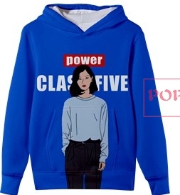 卡通人物字母印花图案服装裁片T恤班服全身印印花图案素材