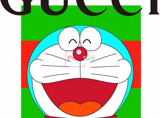 潮牌字母GUCCI哆啦A梦印花图案服装裁片T恤烫图印花花型素材