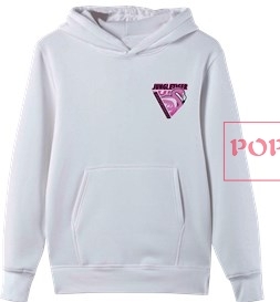 卡通动物火烈鸟字母印花图案服装裁片T恤卫衣班服全身印印花花型素材