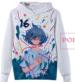 色彩涂鸦卡通人物字母印花图案服装裁片T恤卫衣班服全身印印花花型素材