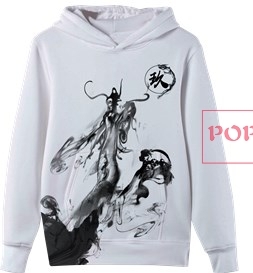 水墨风中国龙印花图案服装裁片T恤卫衣全身印印花花型素材