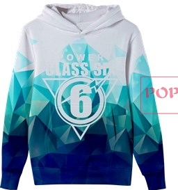 几何图案字母印花服装裁片T恤卫衣班服全身印印花花型素材