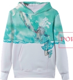 卡通人物印花图案服装裁片T恤卫衣全身印班服印花素材