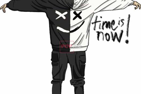 人物字母印花图案服装裁片T恤烫图印花花型素材