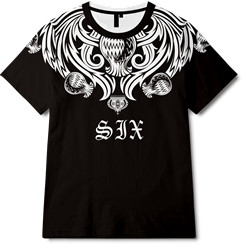 几何花纹字母印花图案服装裁片T恤烫图印花花型素材