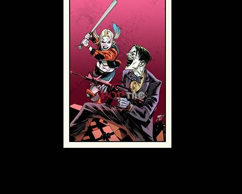 人物小丑字母印花图案服装裁片T恤烫图印花花型素材