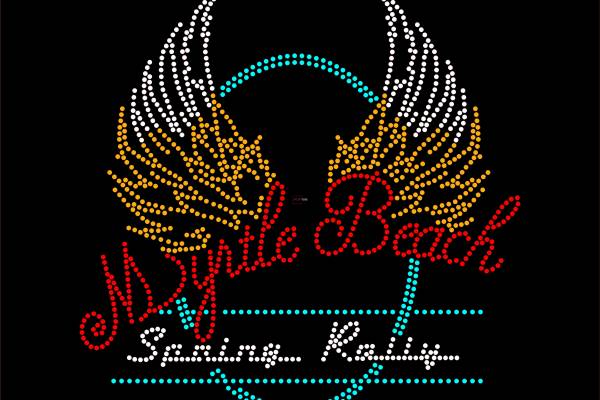 烫钻翅膀图案潮图高清T恤烫画热转印高清素材