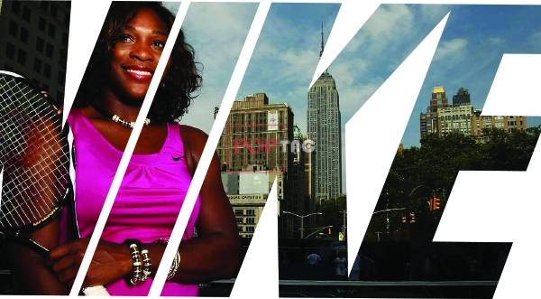 潮牌NIKE字母印花图案服装裁片T恤卫衣烫图印花花型素材