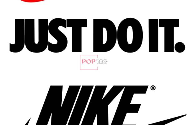 潮牌NIKE耐克字母JUST DO IT印花图案服装裁片T恤卫衣烫图印花花型素材