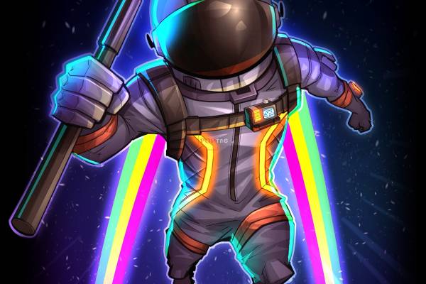 太空人字母印花图案服装裁片T恤卫衣烫图印花花型素材