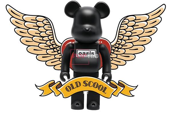 卡通动漫潮牌天使暴力熊字母印花图案服装裁片T恤卫衣烫图印花花型素材