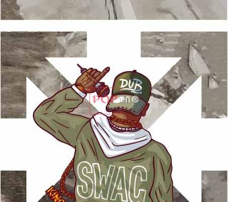 人物字母SWAG潮男印花图案服装裁片T恤烫图卫衣印花花型素材