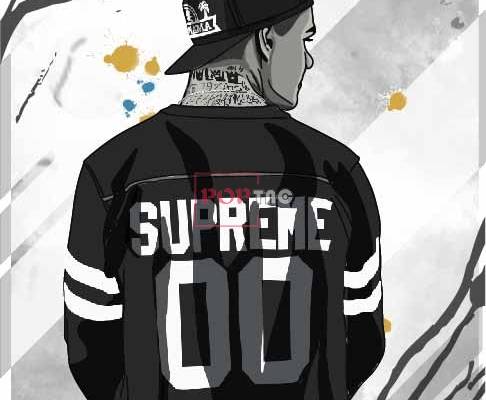 色彩涂鸦字母潮男印花图案服装裁片T恤卫衣烫图印花花型素材