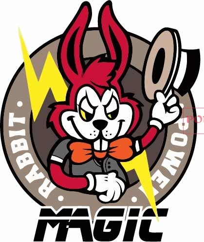 卡通动物狗兔子字母嘻哈风印花图案服装裁片T恤烫图卫衣印花花型素材