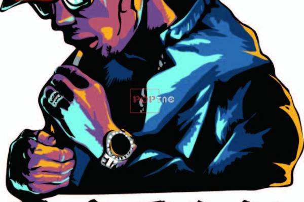 人物字母潮男印花图案服装裁片T恤卫衣烫图印花花型素材