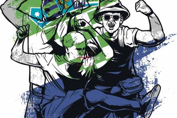 色彩涂鸦运动员人物印花图案服装裁片T恤卫衣烫图印花花型素材