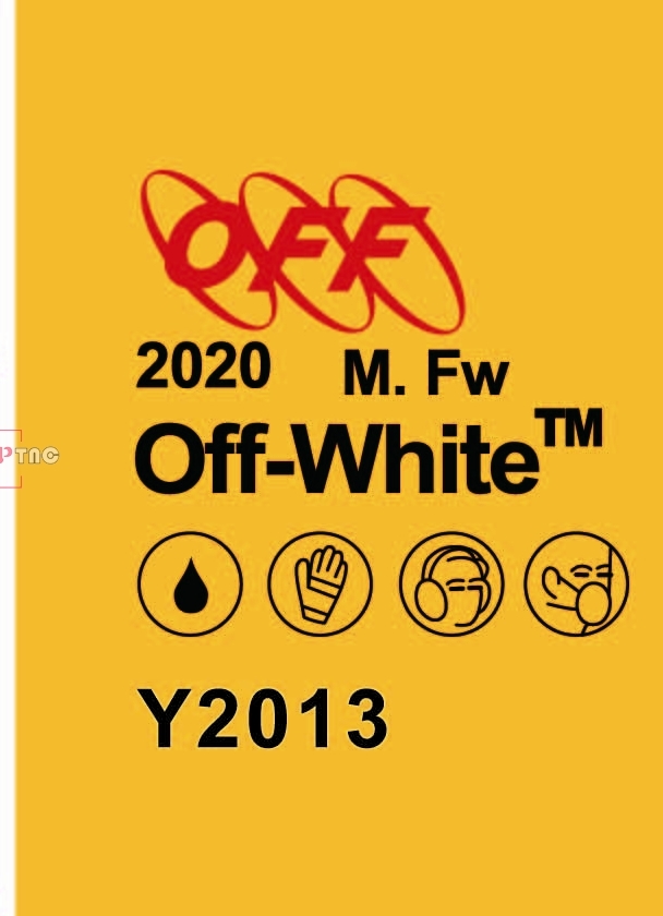 几何off white字母图案印花服装裁片T恤卫衣烫图印花花型素材