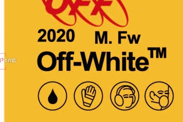 几何off white字母图案印花服装裁片T恤卫衣烫图印花花型素材