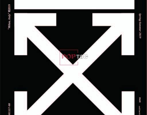 几何off white字母潮牌图案印花服装裁片T恤卫衣烫图印花花型素材