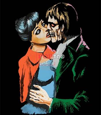 插画人物字母潮牌off white印花图案服装裁片T恤卫衣印花花型素材