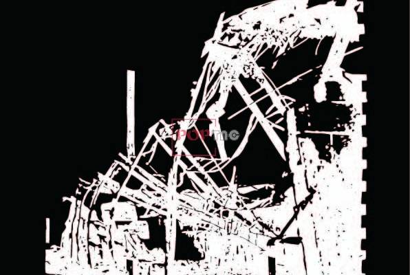 几何建筑图案字母印花服装裁片T恤卫衣烫图印花花型素材