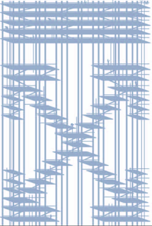 几何线条建筑off white印花图案服装裁片T恤卫衣烫图印花花型素材