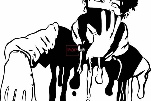 人物图案印花花型服装裁片T恤卫衣烫图印花素材