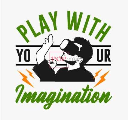 人物图案闪电字母印花服装裁片T恤卫衣烫图印花花型素材