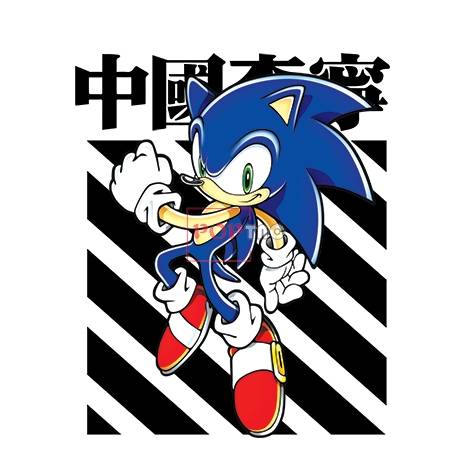 卡通动漫中国李宁一切皆有可能联名款印花图案服装裁片t恤卫衣烫图