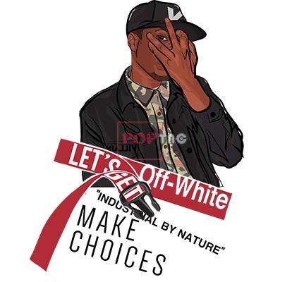 鸭舌帽潮男字母印花图案服装裁片T恤卫衣烫图印花花型素材