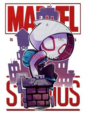 卡通动漫漫威字母联名印花图案服装裁片T恤卫衣烫图印花花型素材