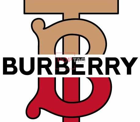 Burberry品牌新LOGO印花图案服装裁片T恤卫衣烫图印花花型素材