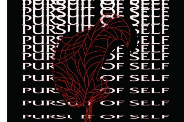 渐变字母&树叶印花图案服装裁片T恤卫衣烫图印花花型素材