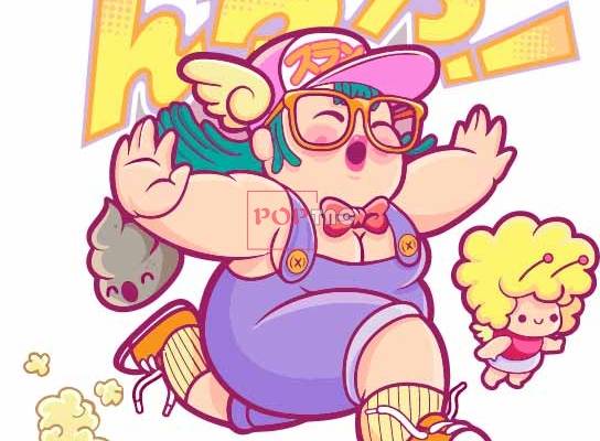 卡通人物印花图案服装裁片T恤卫衣烫图印花花型素材