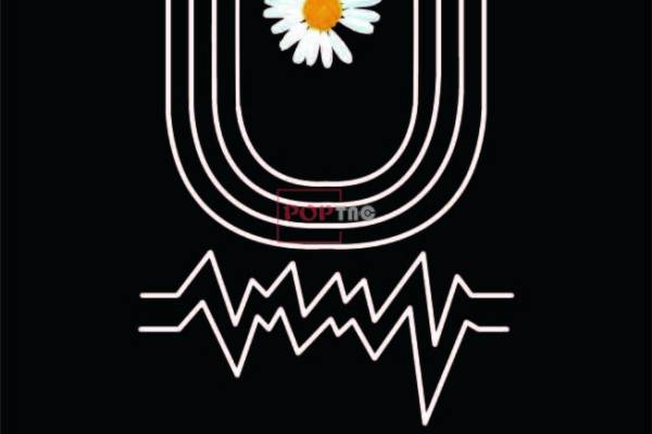 几何线条潮牌小邹菊字母印花图案服装裁片T恤卫衣烫图印花花型素材