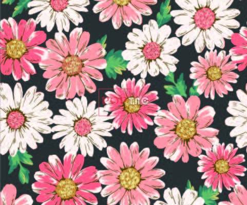 植物小邹菊印花图案服装纺织数码印花花型素材