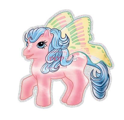 卡通动物独角兽印花图案服装裁片T恤卫衣烫图印花花型素材