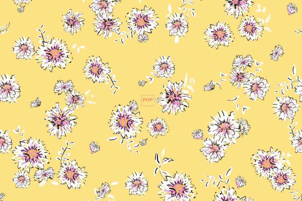 植物花朵小邹菊印花图案服装纺织数码印花花型素材