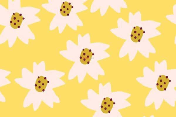 几何植物花朵小邹菊印花图案服装纺织数码印花花型素材