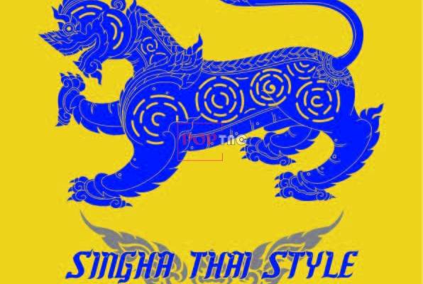 麒麟字母印花图案服装裁片T恤卫衣烫图印花花型素材