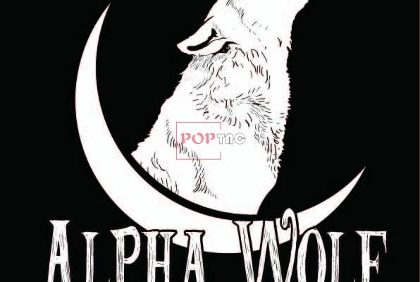 动物狼字母印花图案服装裁片T恤卫衣烫图印花花型素材