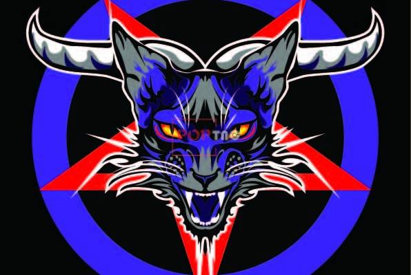 动物图腾狼印花图案服装裁片T恤卫衣烫图印花花型素材