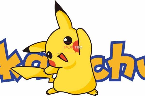 卡通动漫宝可梦皮卡丘印花图案服装裁片T恤卫衣烫图印花花型素材