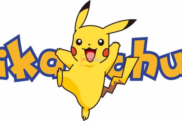 卡通动漫宝可梦皮卡丘印花图案服装裁片T恤卫衣烫图印花花型素材